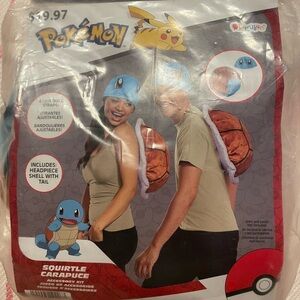 Pokemon Squirtle Blue and Brown Costume Set
